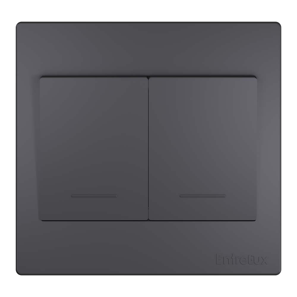 Fit soft interruptor duplo grafite