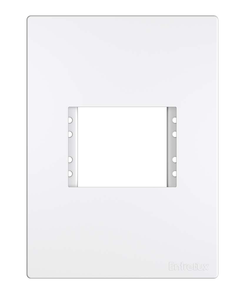 Placas e suportes janela menor linha classic 4×2 branco